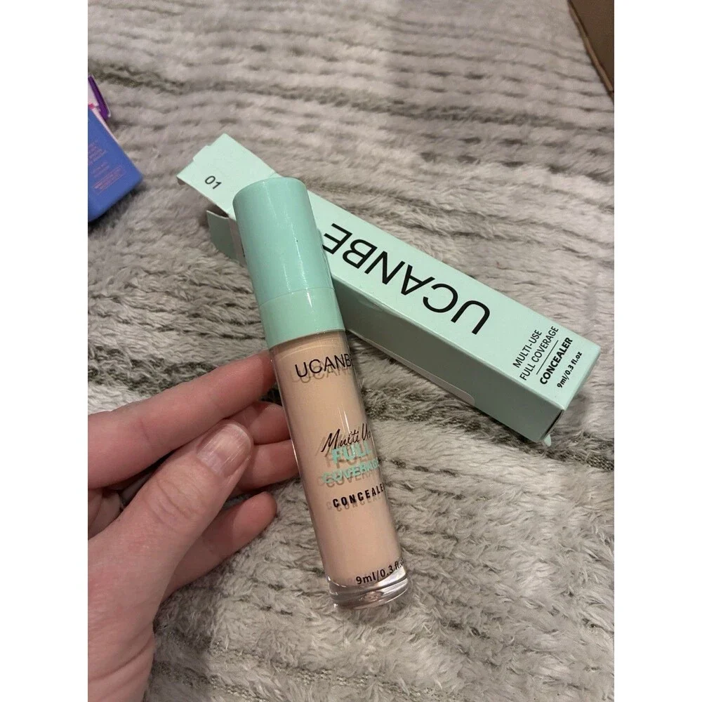 New UCANBE Stay-Put Full Coverage Concealer, Long-Wear, 01 LIGHT IVORY